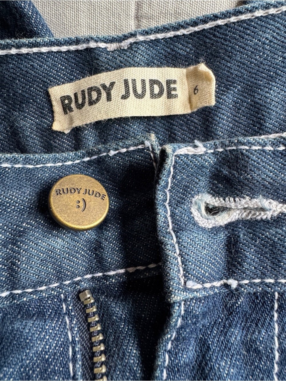 Rudy Jude classic Utility Jeans size 6/Large EUC - Picture 8 of 10
